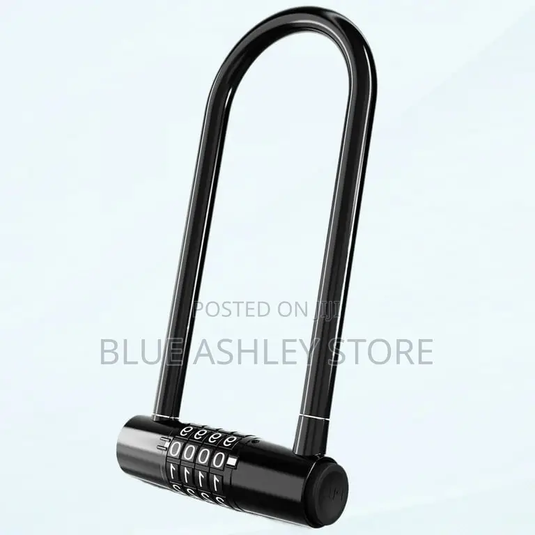 4 Digit Combination U Padlock, 6.1" Long