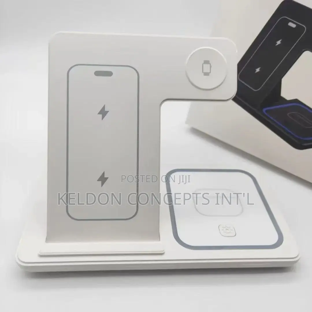 3 in 1 Charging Station With Led