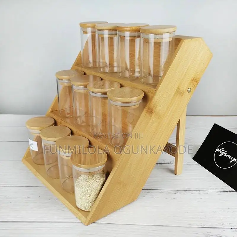 12pcs Spice Jar With Stand