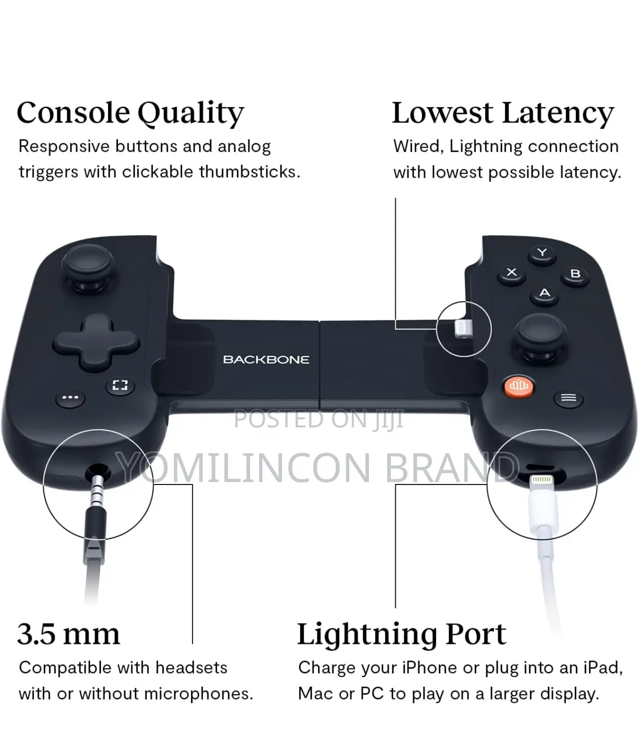 BACKBONE One Mobile Gaming Controller for iPhone Xbox