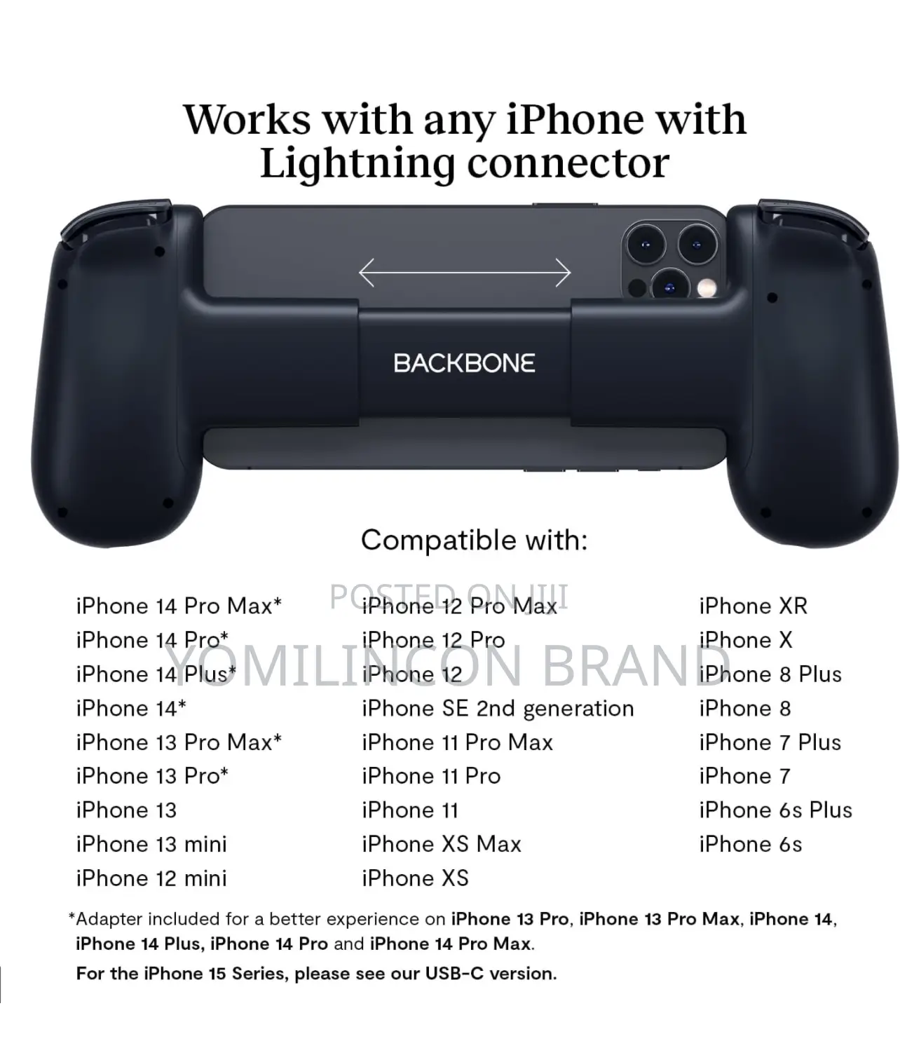 BACKBONE One Mobile Gaming Controller for iPhone Xbox