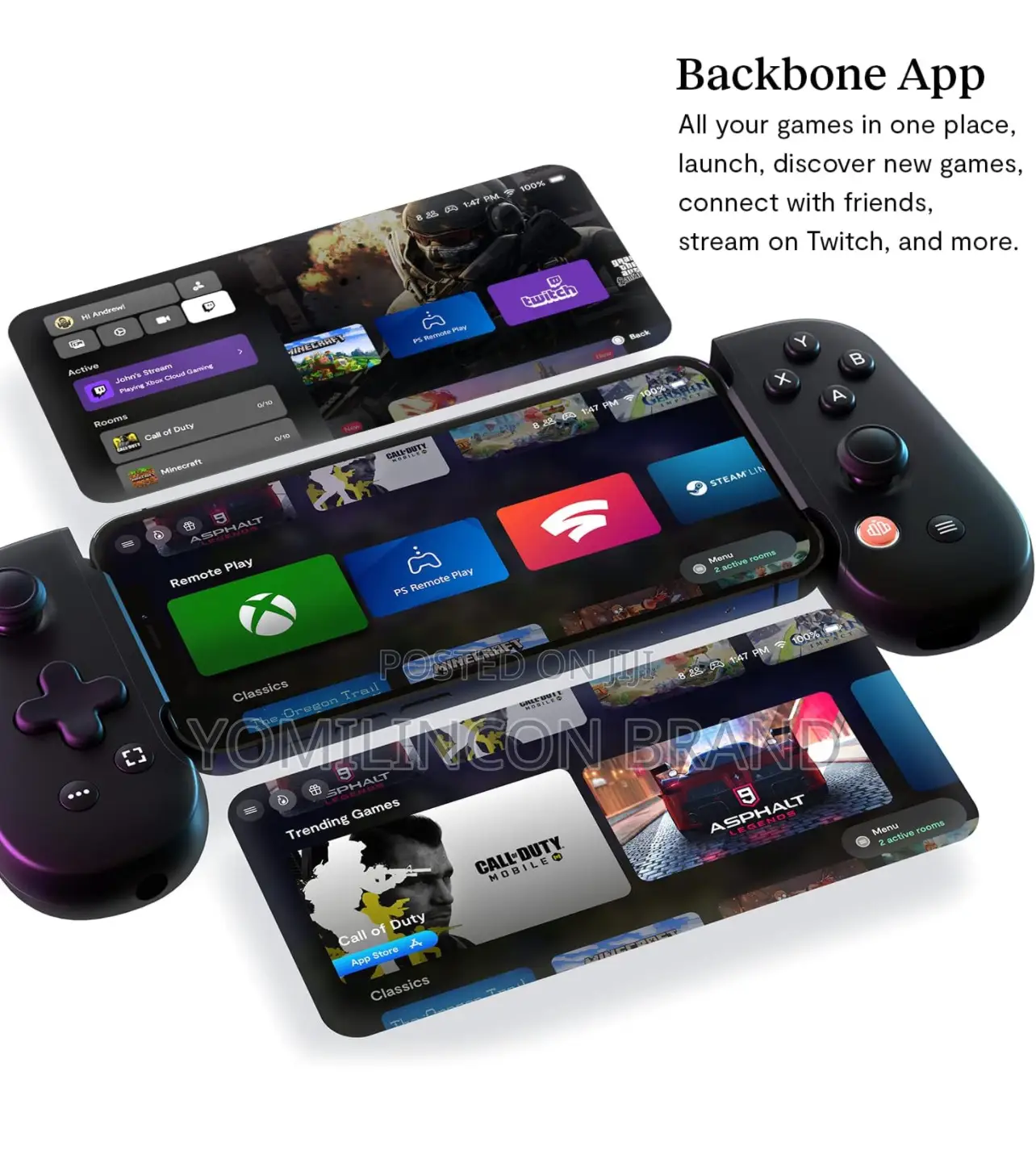 BACKBONE One Mobile Gaming Controller for iPhone Xbox