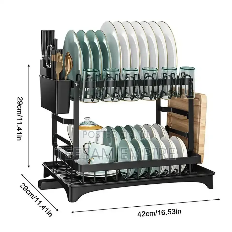 Rust-Proof Carbon Steel Dish Drainer