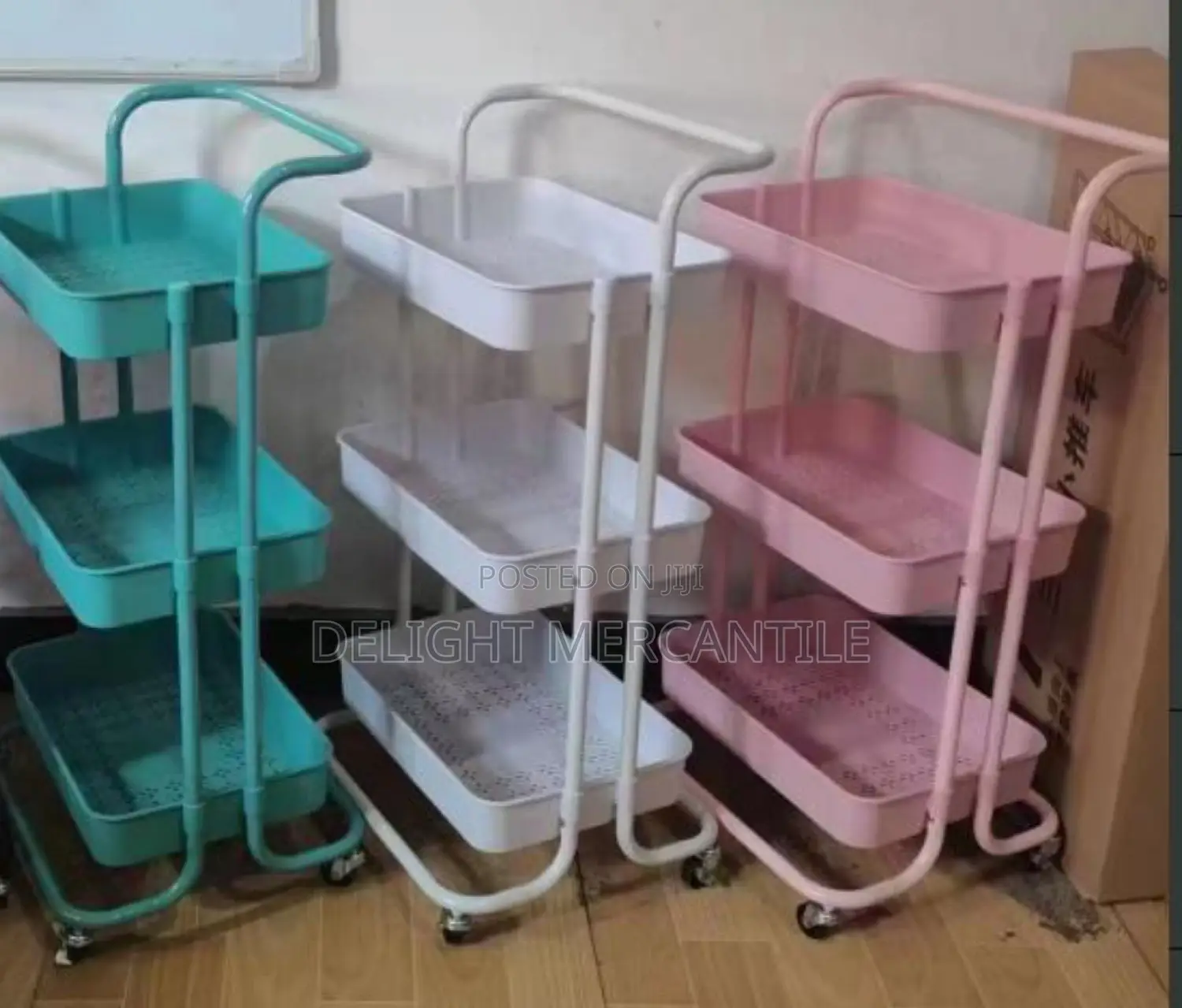 Movable Trolley Shelf