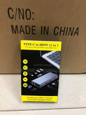 11 in 1 Type C Hub to HDMI,VGA,RJ45,3.5mm,Type C,TF,SD, USB
