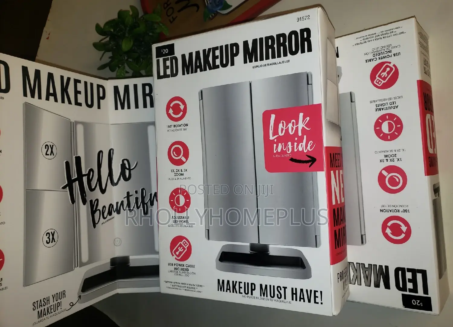 Makeup Mirror With 78 LED Lights