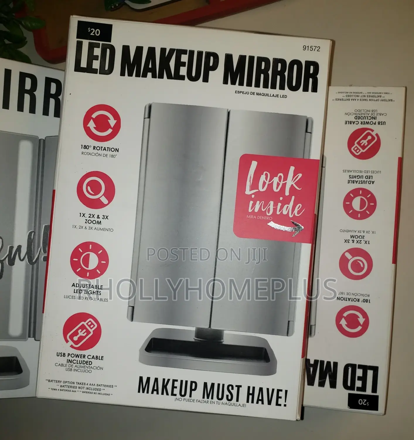 Makeup Mirror With 78 LED Lights