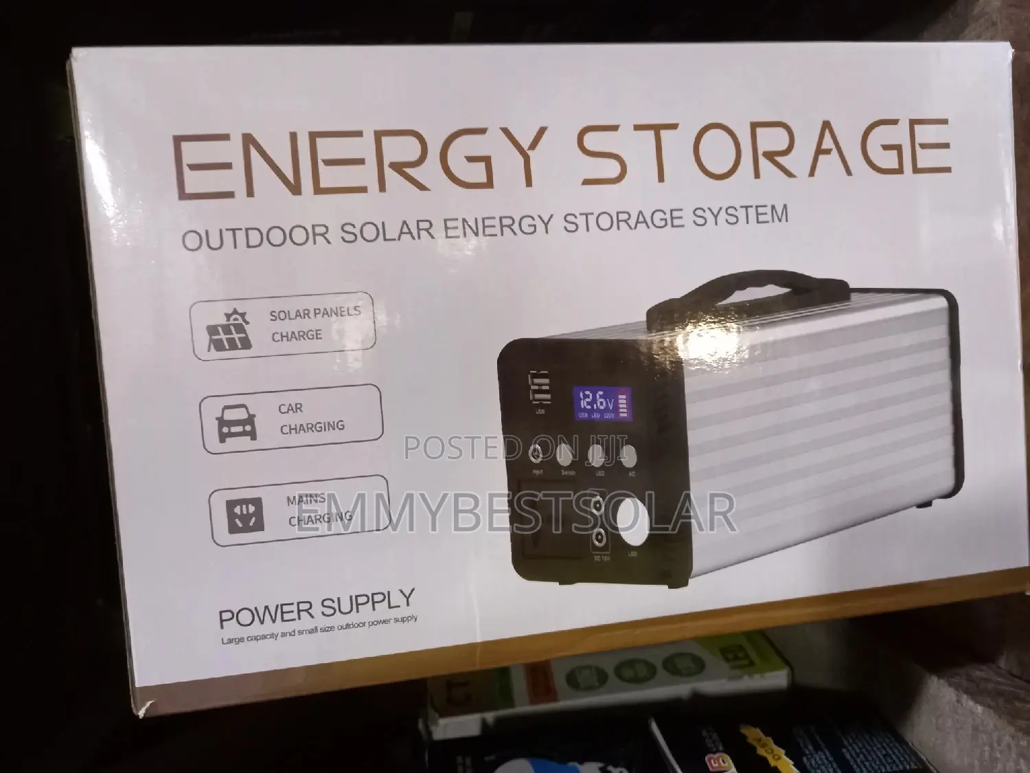 300w Energy Storage Power Solar Generator