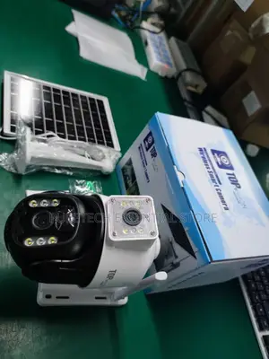 Solar Powered PTZ Camera Dual Lens
