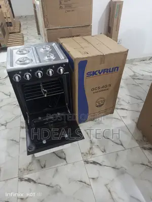 Gas Cooker 4 Burner Face With Oven