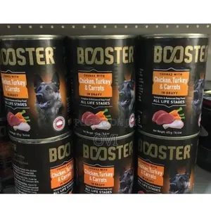 Booster Dog Food (Pack of 12) With Chicken,Turkey Carrot