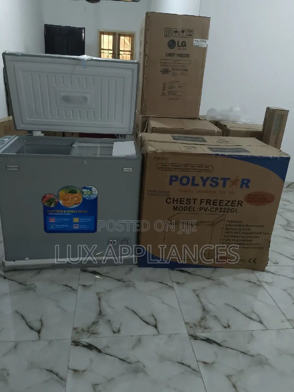 Polystar Pv-Cf322gl Chest Freezer With Key Lock