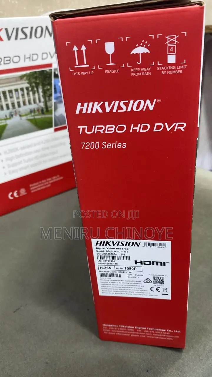 16 Channel Hikvision DVR Camera
