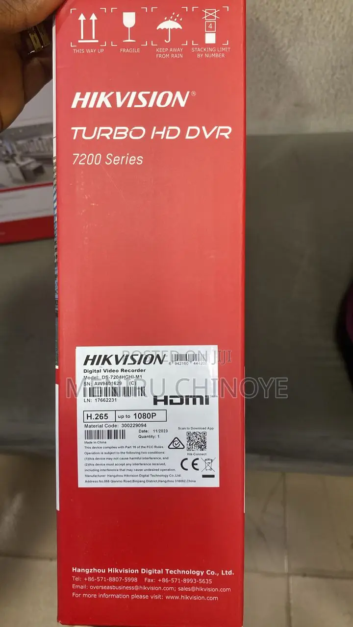 4 Channel Hikvision DVR Camera
