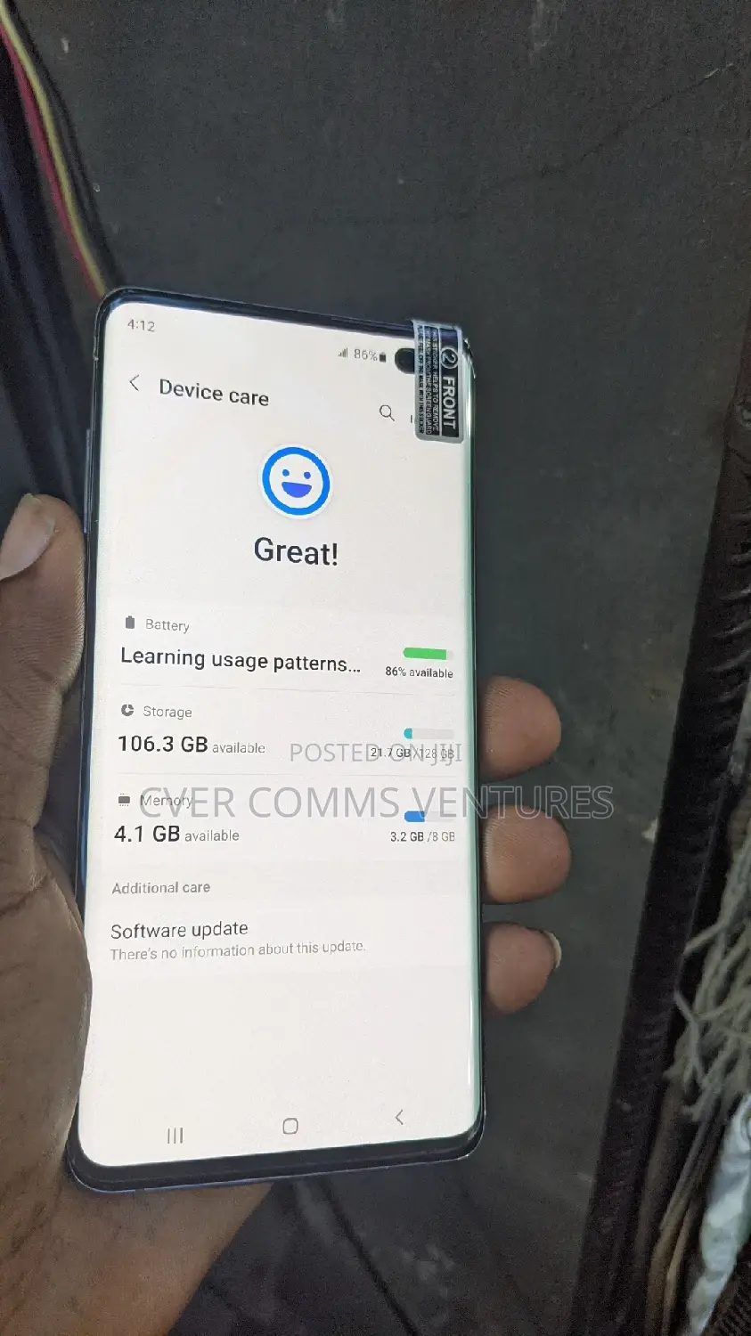 Samsung Galaxy S10 Plus 128 GB White