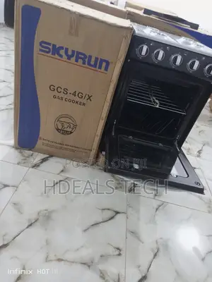 Brand New Gas Cooker 4 Burner Face.