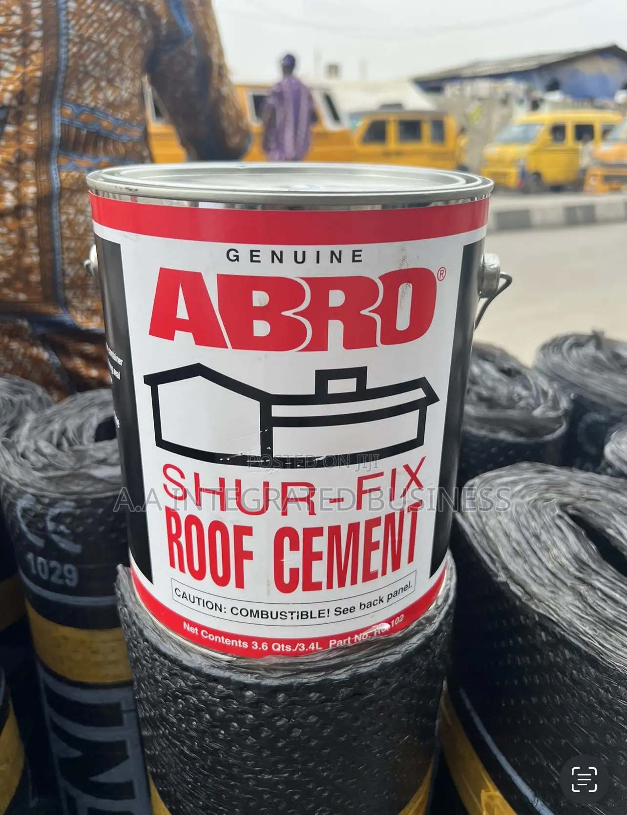 ABRO Genuine Shut- Fix Cement 3.4L