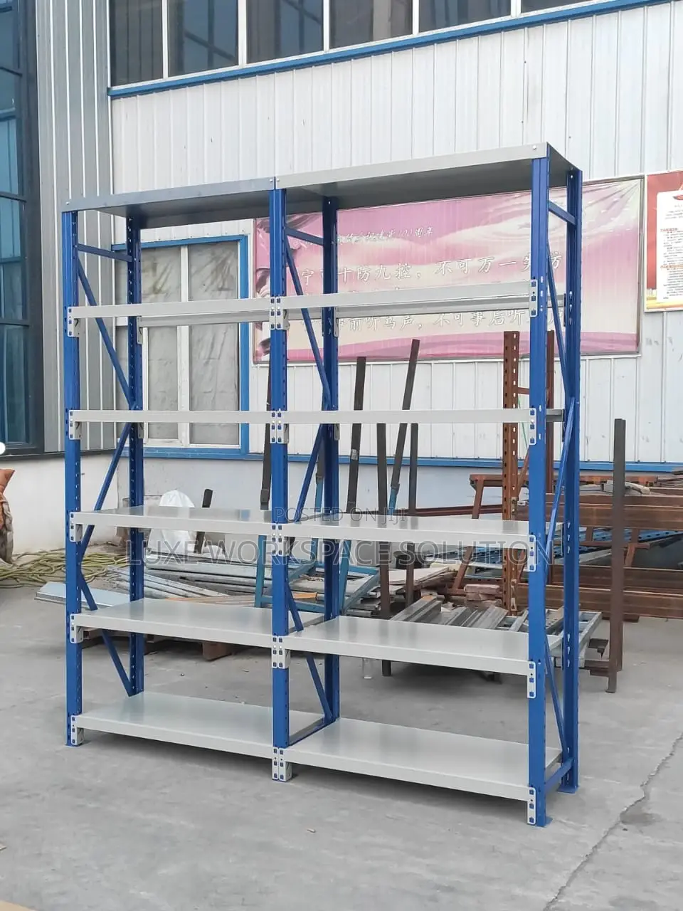 Heavy Double Duty Shelve Rack