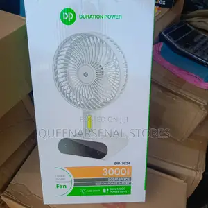 Rechargeable Fan With Ledlight