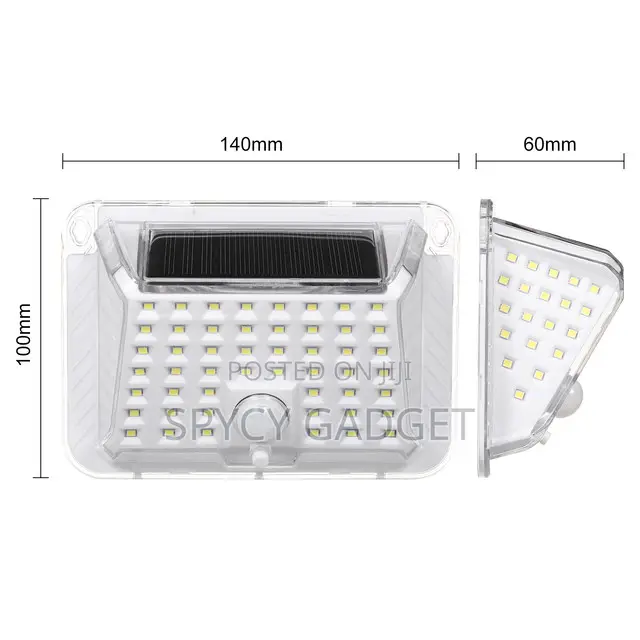 Solar Powered Motion Sensored Wall Lamp