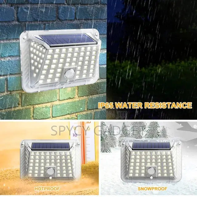 Solar Powered Motion Sensored Wall Lamp