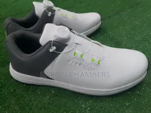 White Golf Shoe