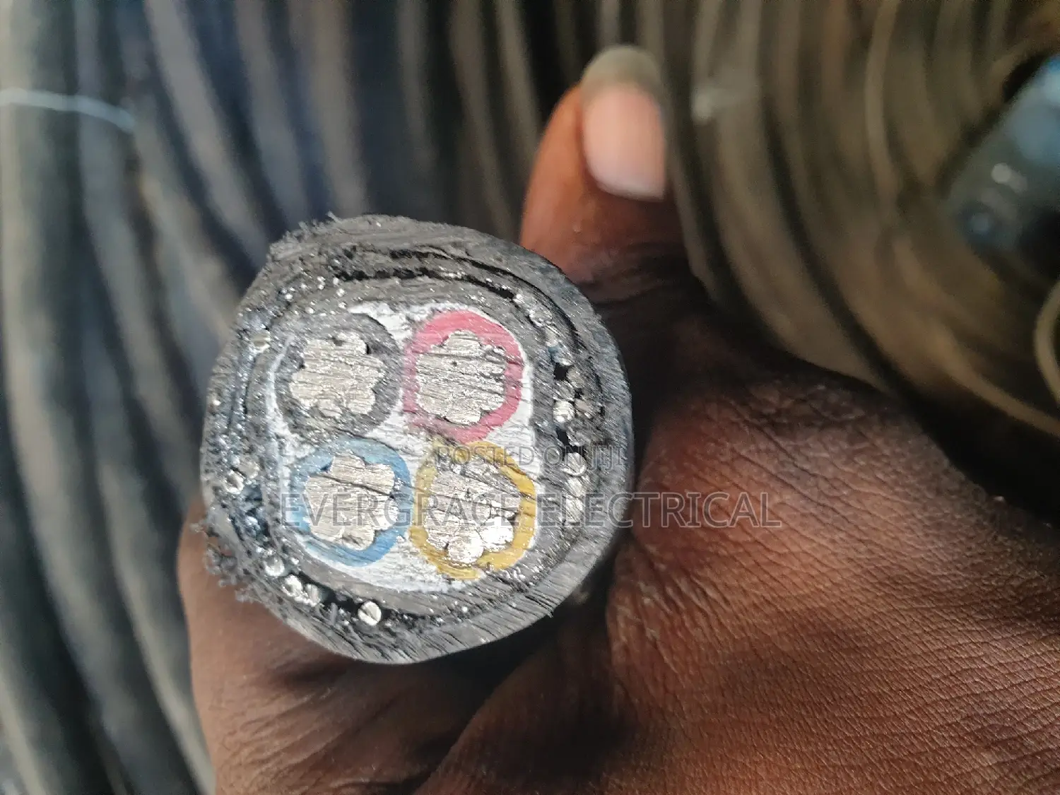 35mm 4core Armoured Cable Aluminium