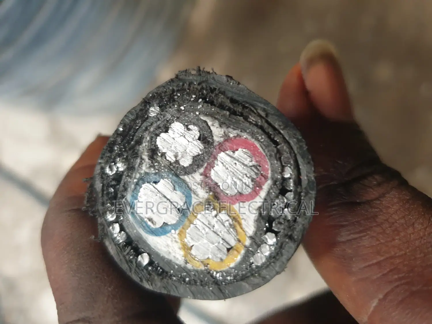 35mm 4core Cable Aluminium Armoured.