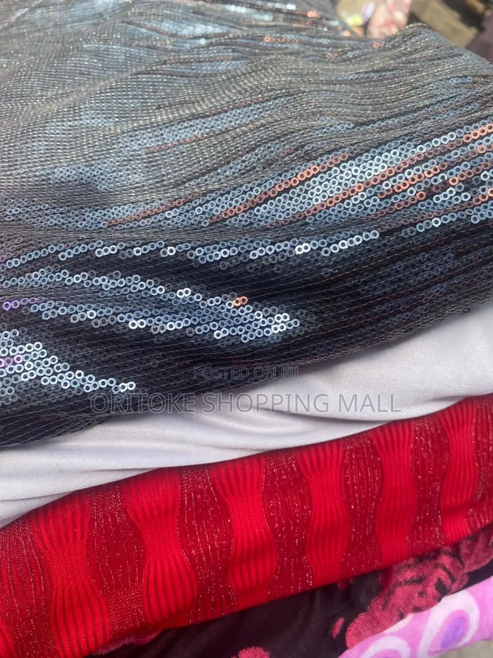 Per Yard Sequins (Sequence) Fabric Material