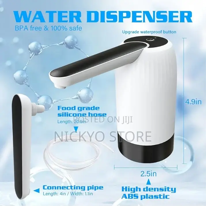 Automatic Drinking Water Jug Dispenser With USB Charging