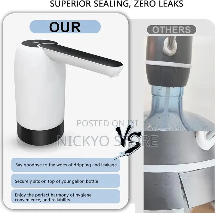 Automatic Drinking Water Jug Dispenser With USB Charging