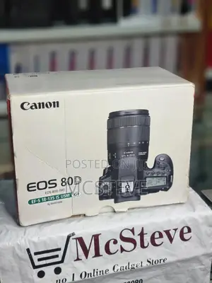 Canon Eos 80d DSLR Camera With 18 - 135mm Lens Brand New