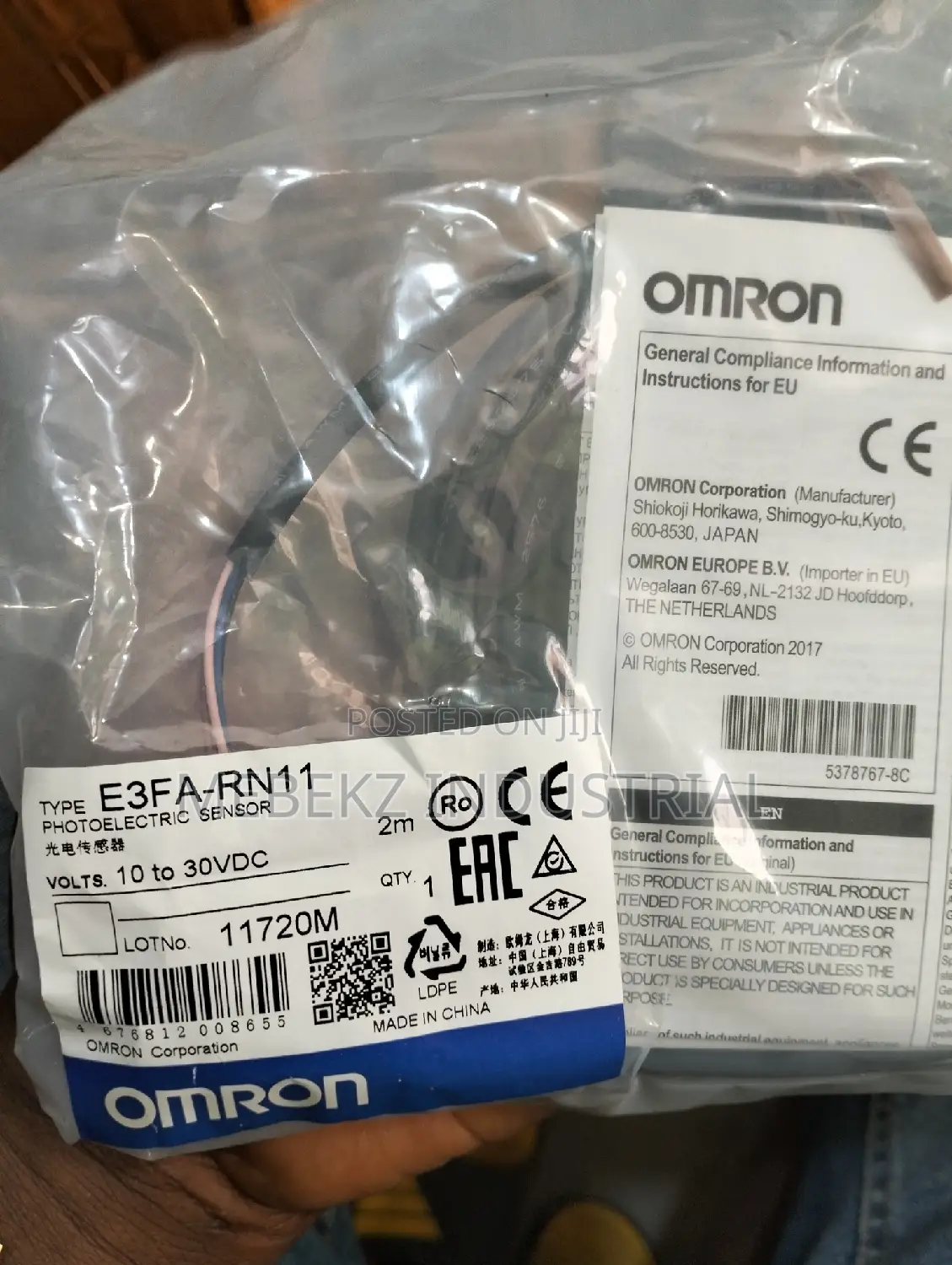 Omron Photoelectric Sensor E3fa-Rn11