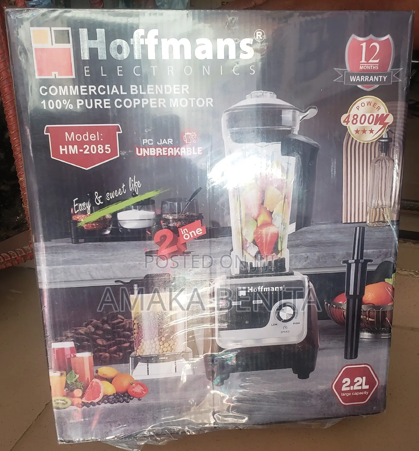 Hoffmann Commercial Blender