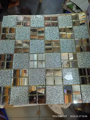 Gold and Silver Mosaic Tiles