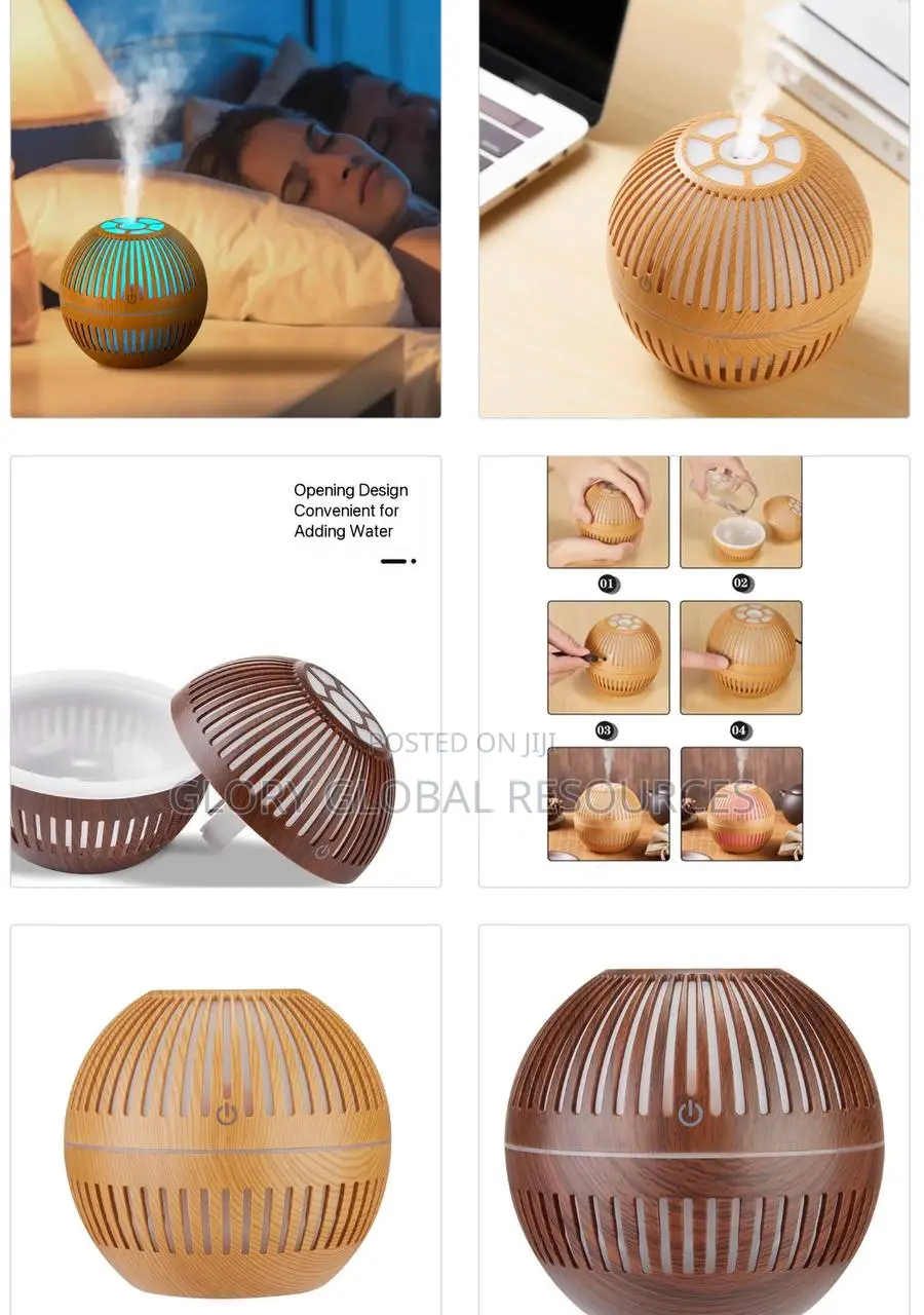 Round Aromatherapy Ultrasonic Diffuser/Air Humidifier