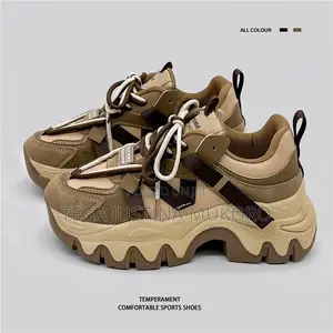 Quality High Sole Double Lace Sneakers