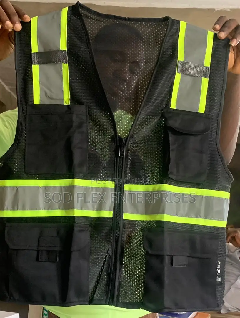 Executive Black Net Reflective