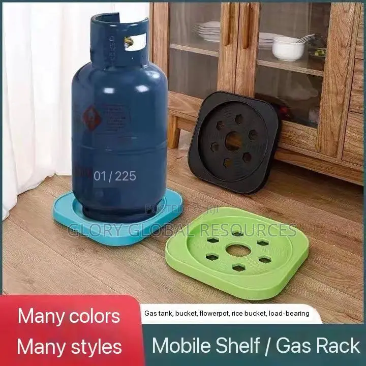 Multifunctional Load-Bearing Movable Base for Gas Cylinder