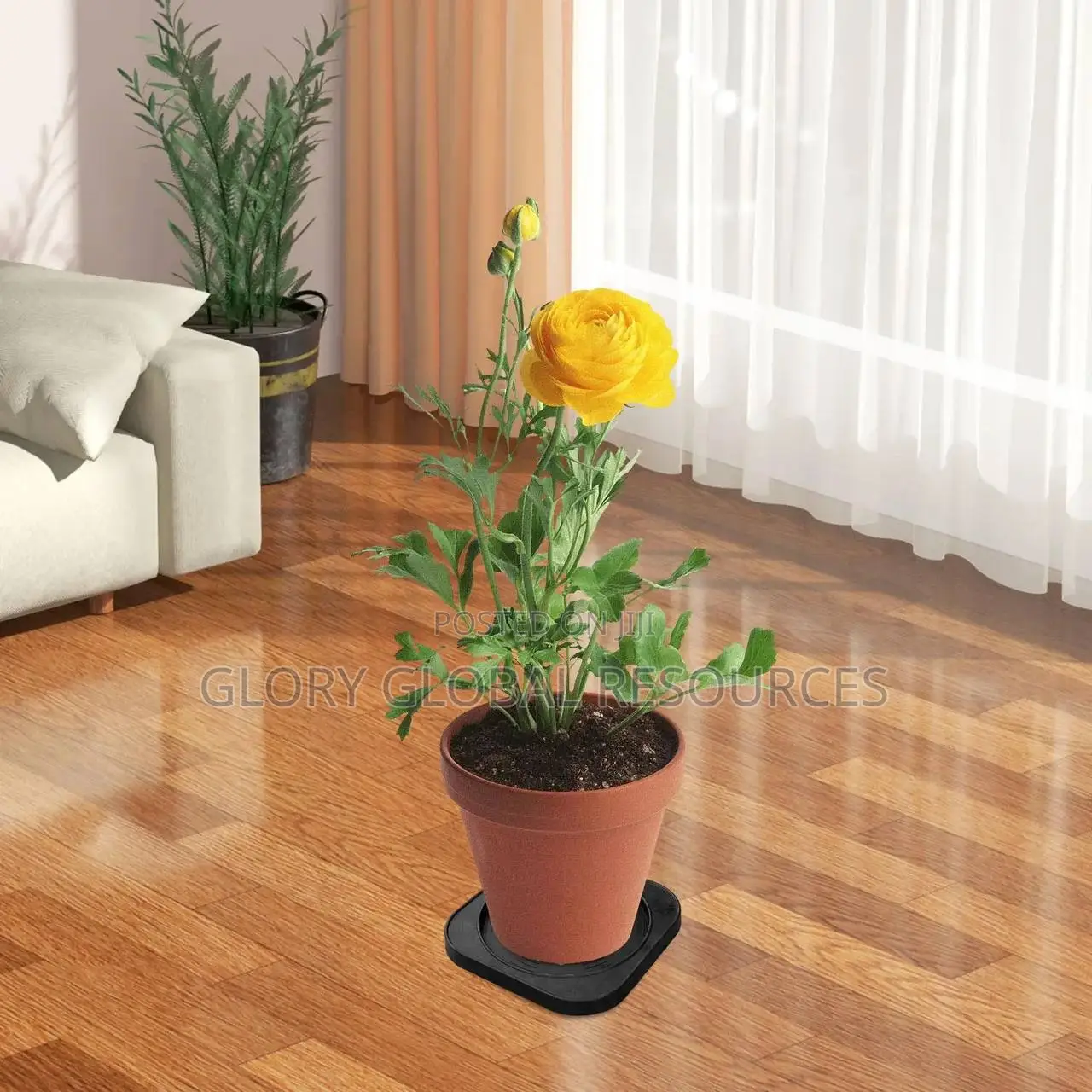 Multifunctional Load-Bearing Movable Base for Gas Cylinder