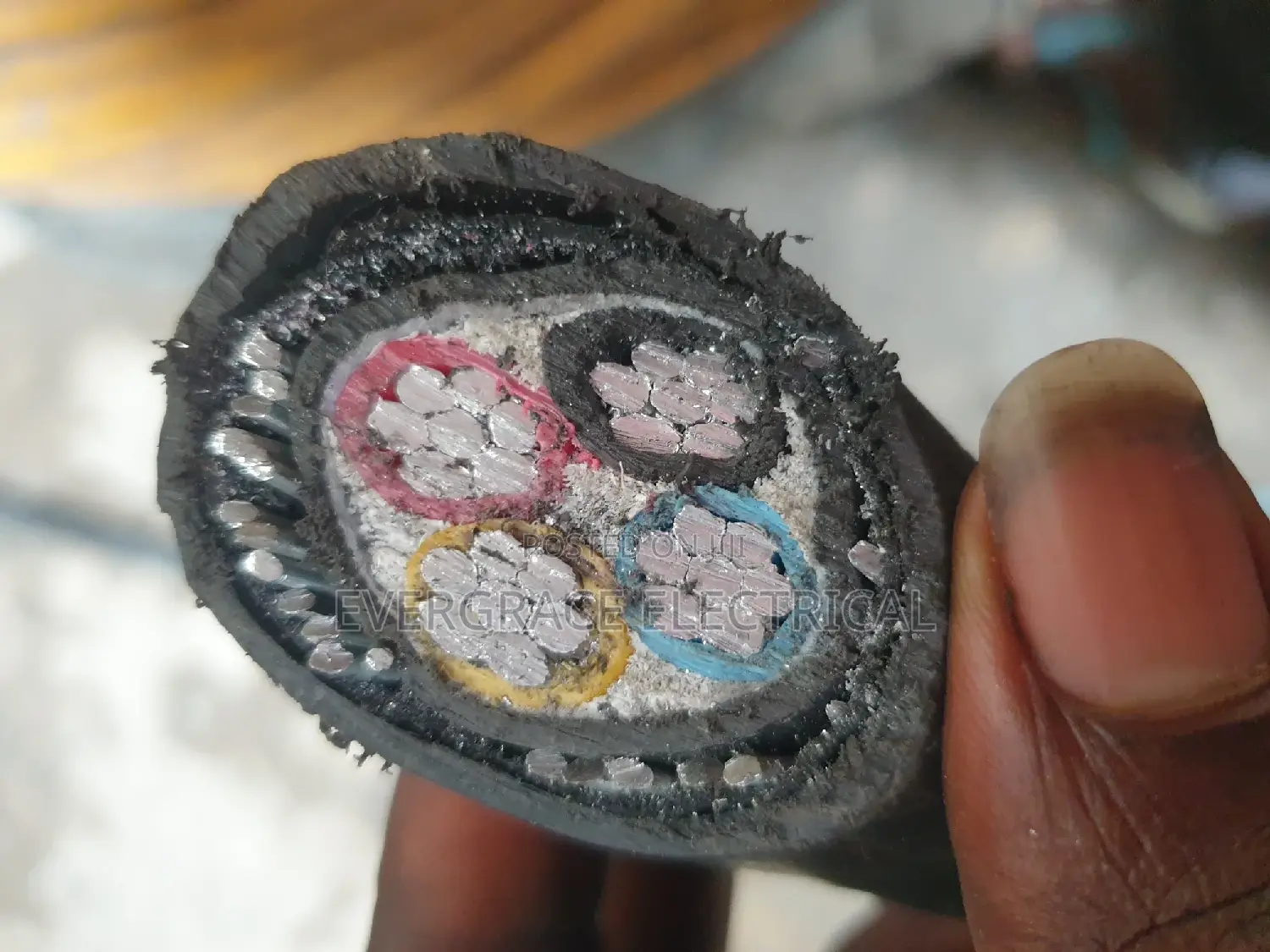 35mm Cable 4core Aluminium Armoured,