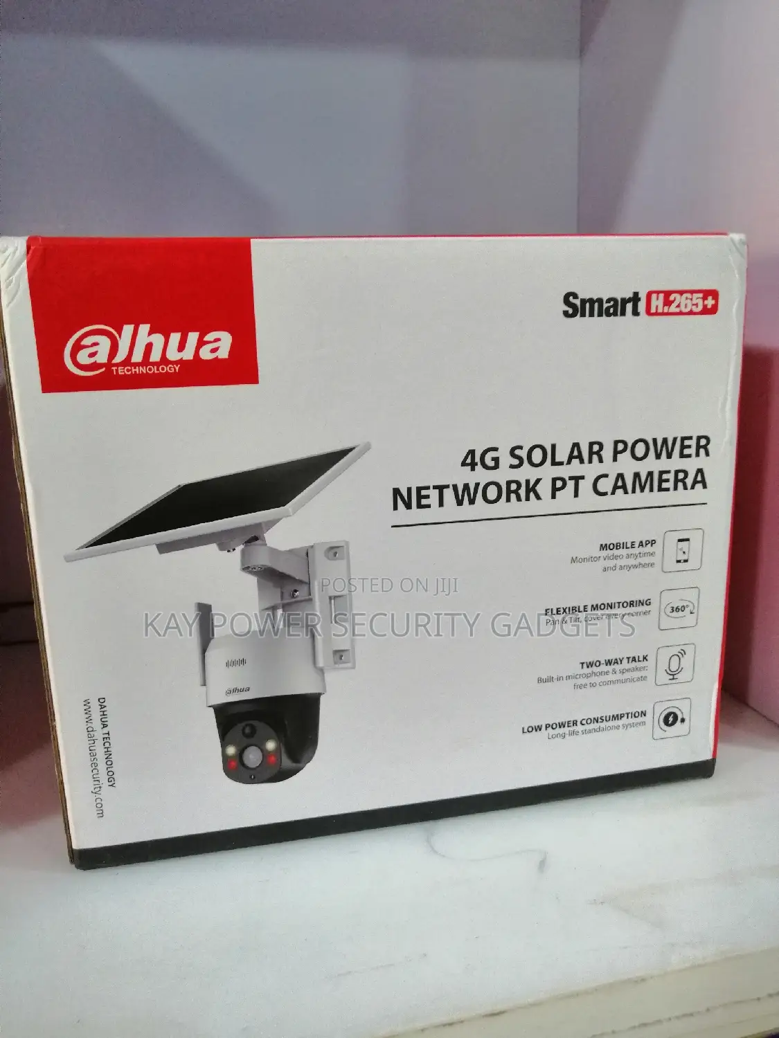 Dahua 4g Solar Power Network Pt Camera