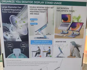 Laptop Stand V5.1 T628 With Electric Fan