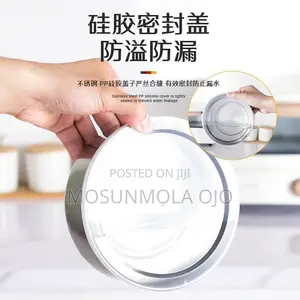 5 in 1 Airtight Storage Stainless Steel Bow