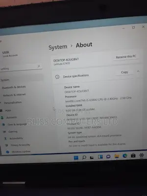 Laptop Dell Latitude 14 E7470 8GB Intel Core i5 SSD 256GB