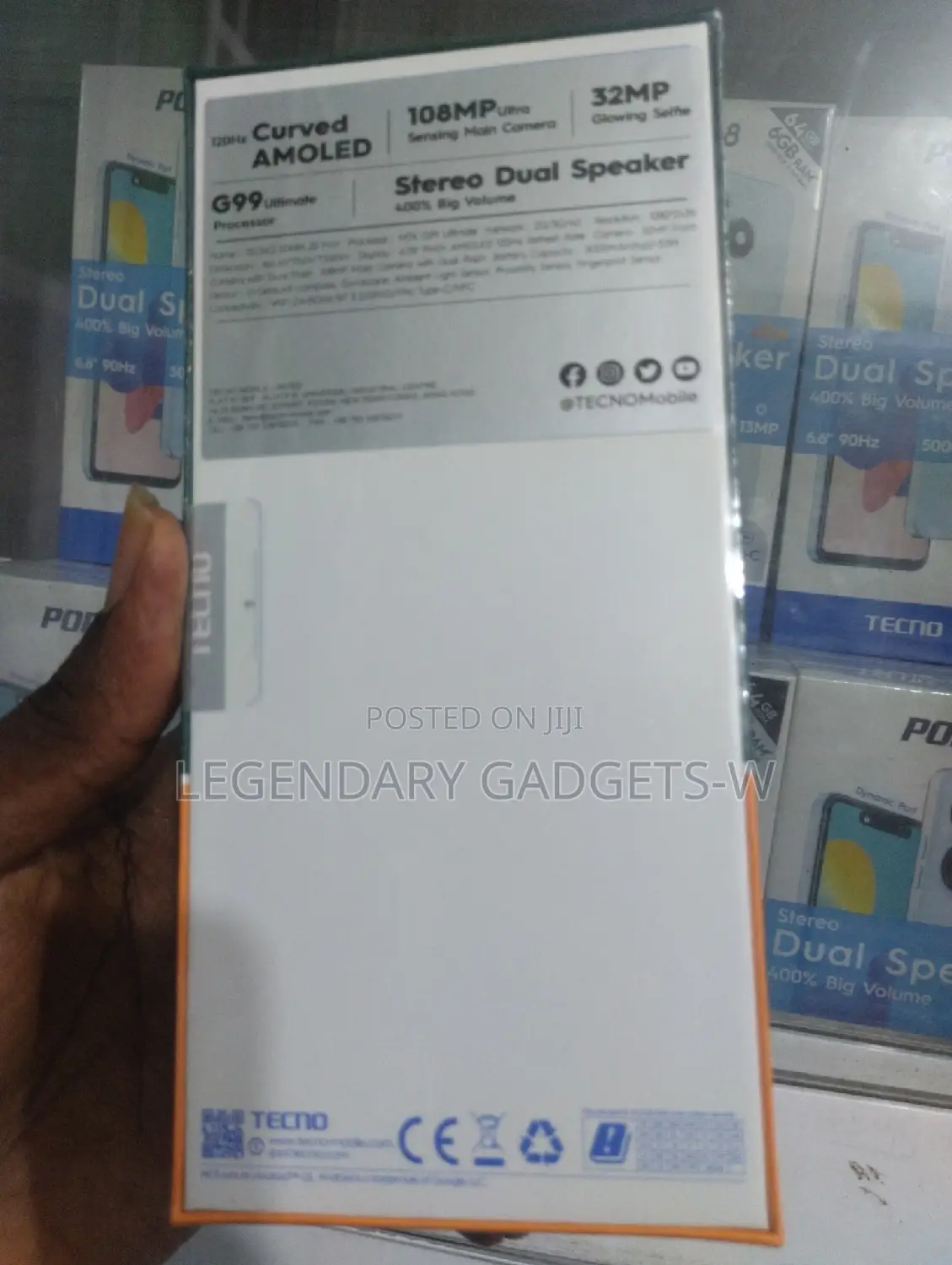 New Tecno Spark 20 Pro Plus 256 GB Black