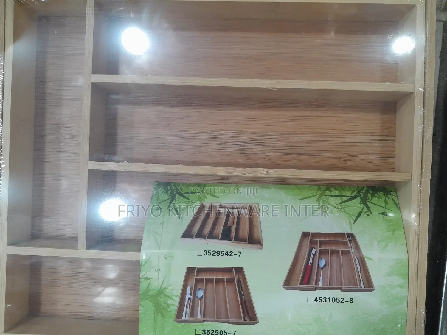 Wooden Cutlaries Tray