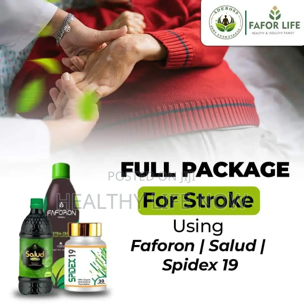 Full Package for Stroke Faforon Herb, Salud With Spidex19