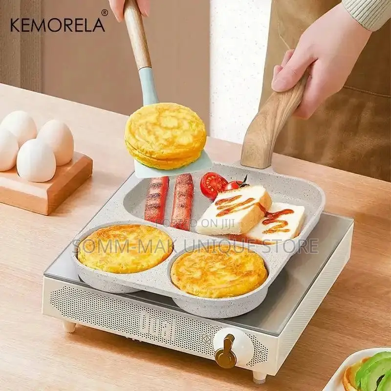 Omelette Non-Stick Pan Burger Breakfast - Divided Pan