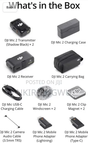 Dji Mic 2 (2 Tx + 1 Rx + Charging Case)